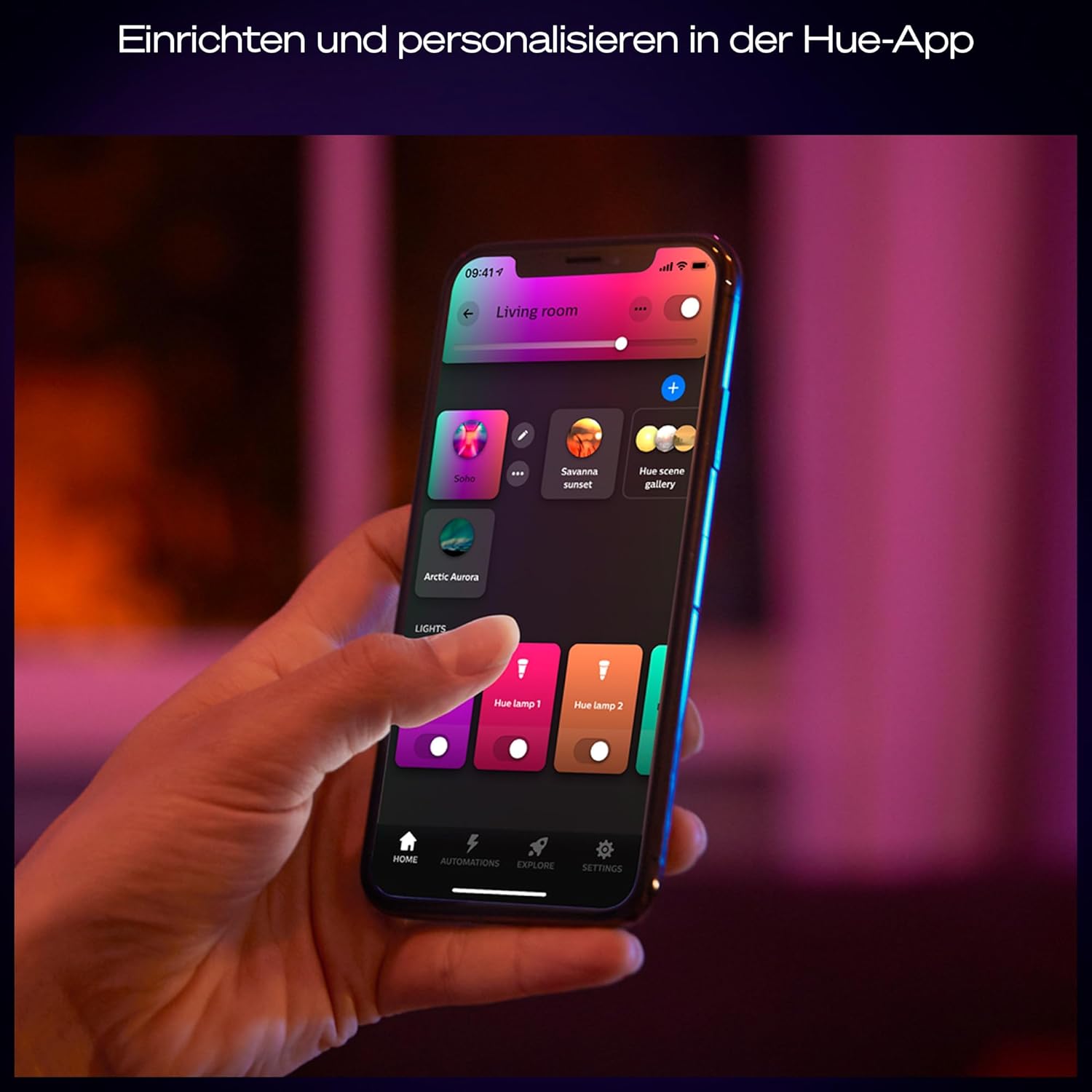 Thumbnail 4 de Philips Hue Devote Smart LED-Panel 30 cm