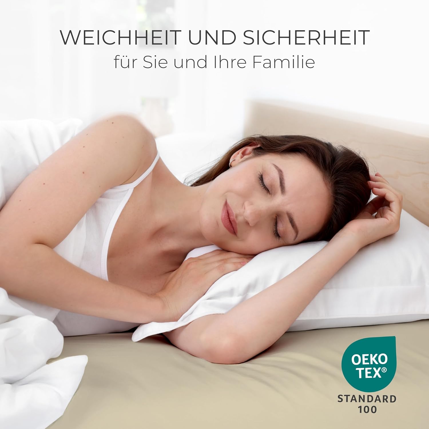 Thumbnail 6 de Dreamzie Premium Spannbettlaken 140x200–160x200 Beige