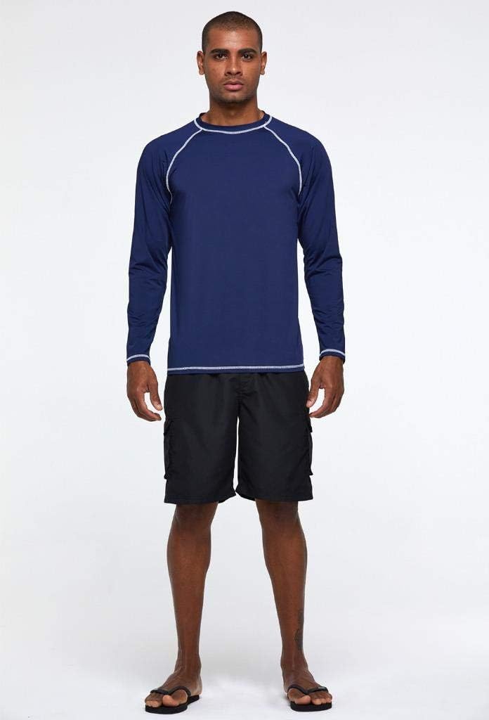 Detalle de Arcweg Rashguard Mare Surf Uomo Maniche Lunghe UPF 50+ – Protezione Solare e Asciugatura Veloce