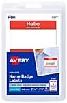 Detalle de Avery 5140 Adhesive Name Badge Labels, 4" x 6" Sheets, Laser/Inkjet, 100 Count
