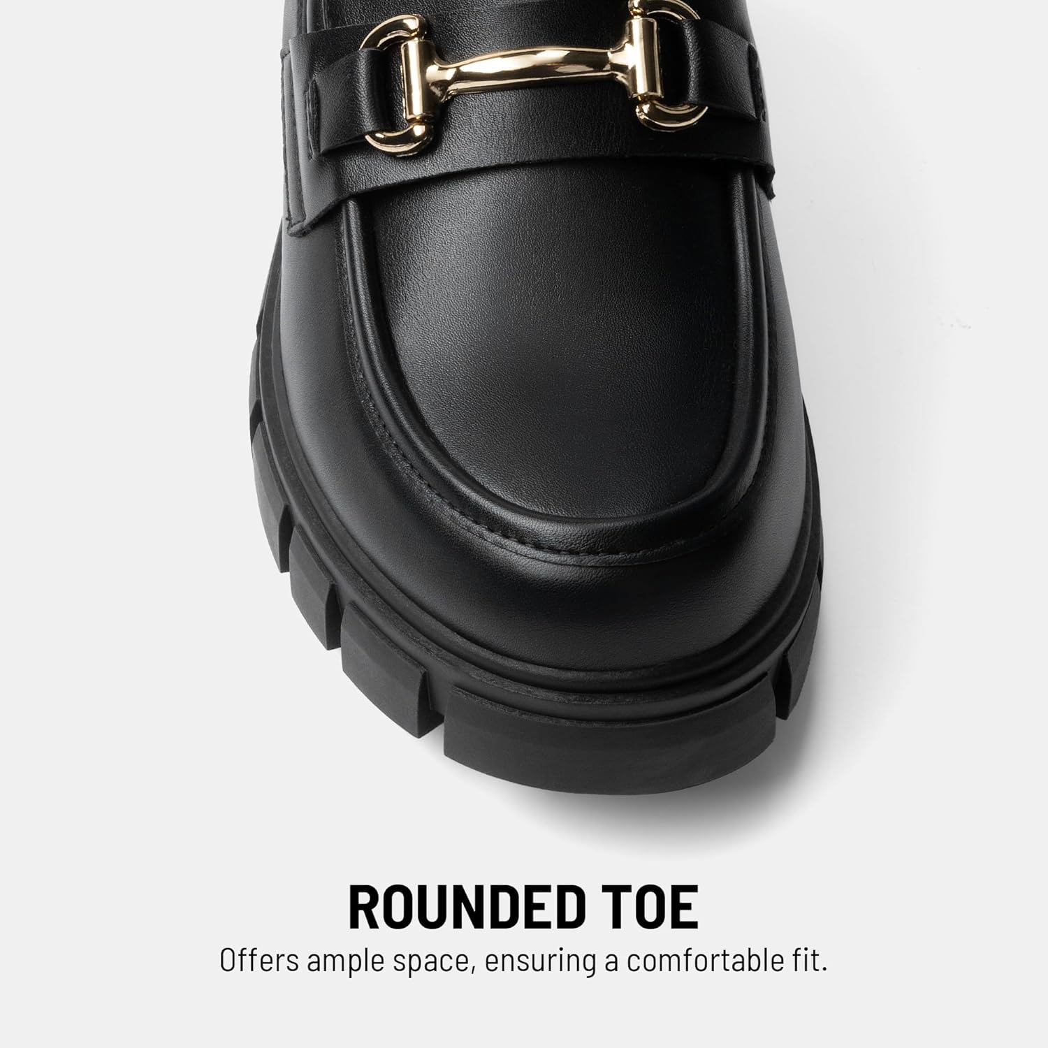 Thumbnail 3 de DREAM PAIRS Platform Chunky Loafers 5mm cushioning 👞