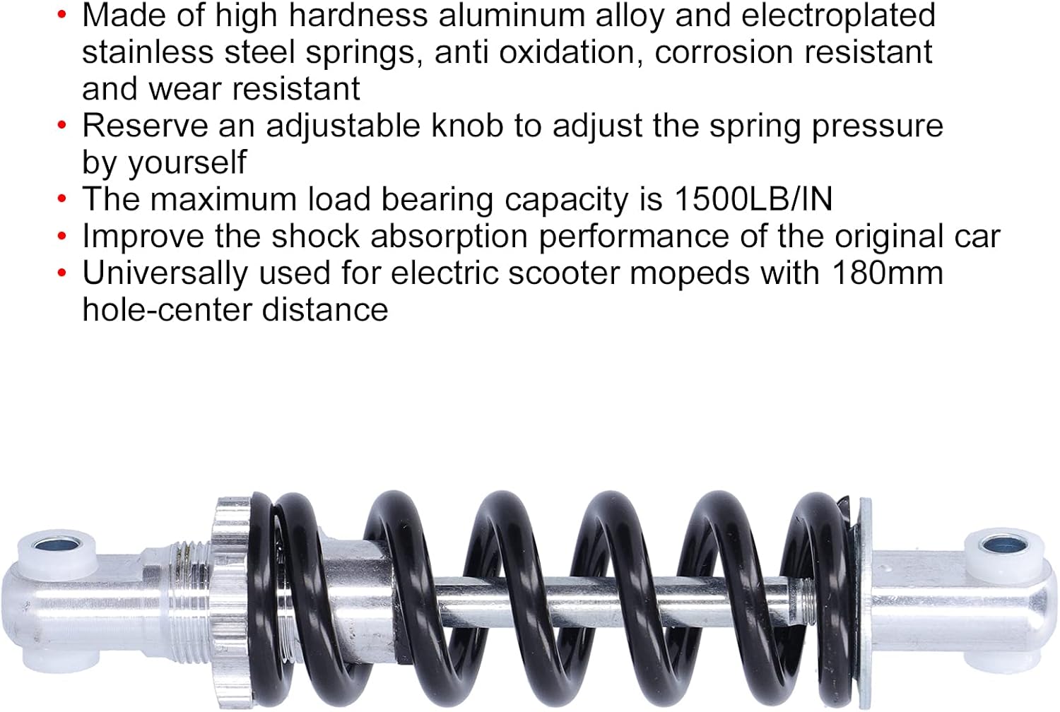 Thumbnail 4 de Tomotato 180mm 1500lbs aluminium alloy rear shock absorber for bike & electric bikes