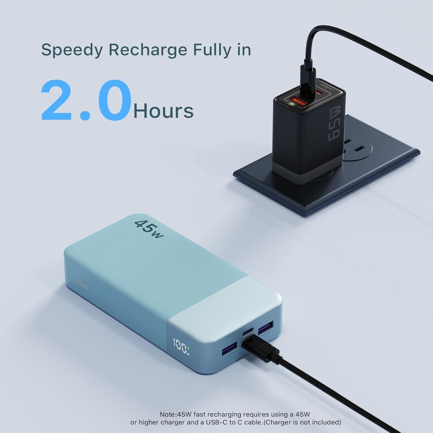 Thumbnail 4 de NOBIS Power Bank 20000mAh 45W portable charger