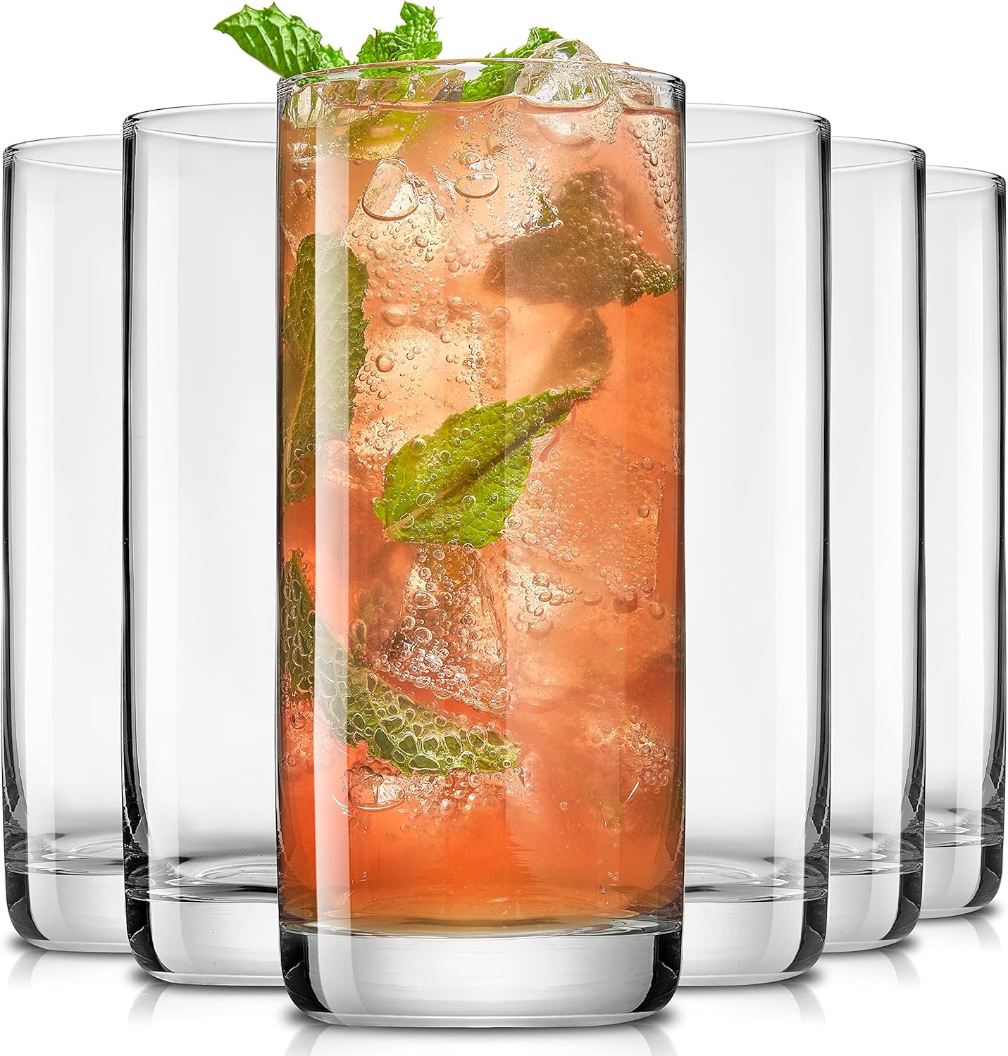 Thumbnail 6 de JoyJolt Faye Crystal Lowball Glasses 10 oz 🥃