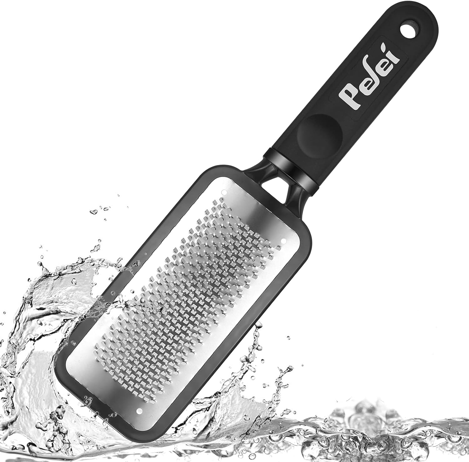 Detalle de Colossal Pedicure Rasp Foot File — Professional Stainless Steel Callus Remover for Wet Feet