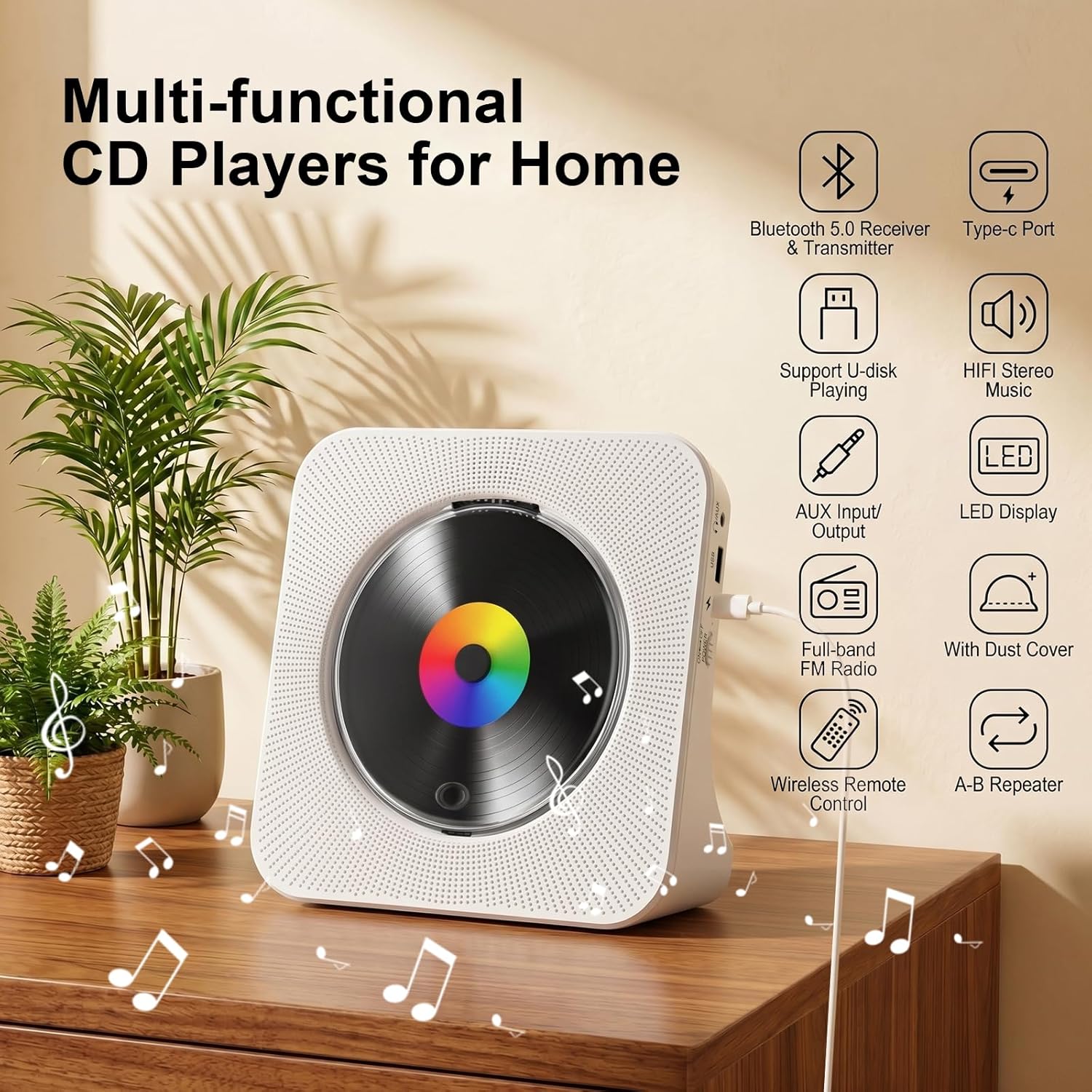 Thumbnail 1 de Gueray Portable CD Player
