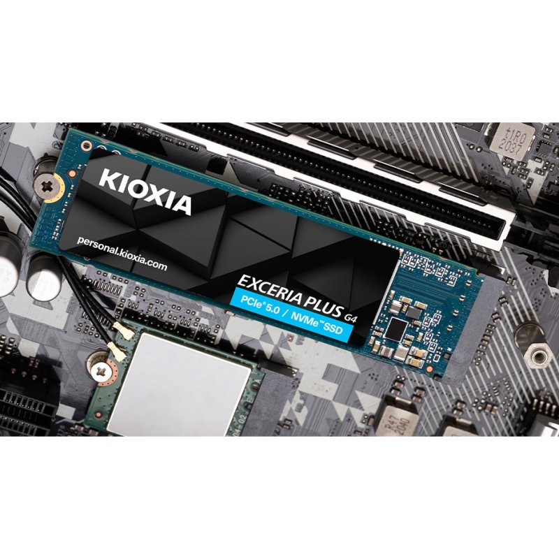 Detalle 2 de Kioxia EXCERIA PLUS G4 SSD 1 TB PCIe 5.0 10.000MB/s