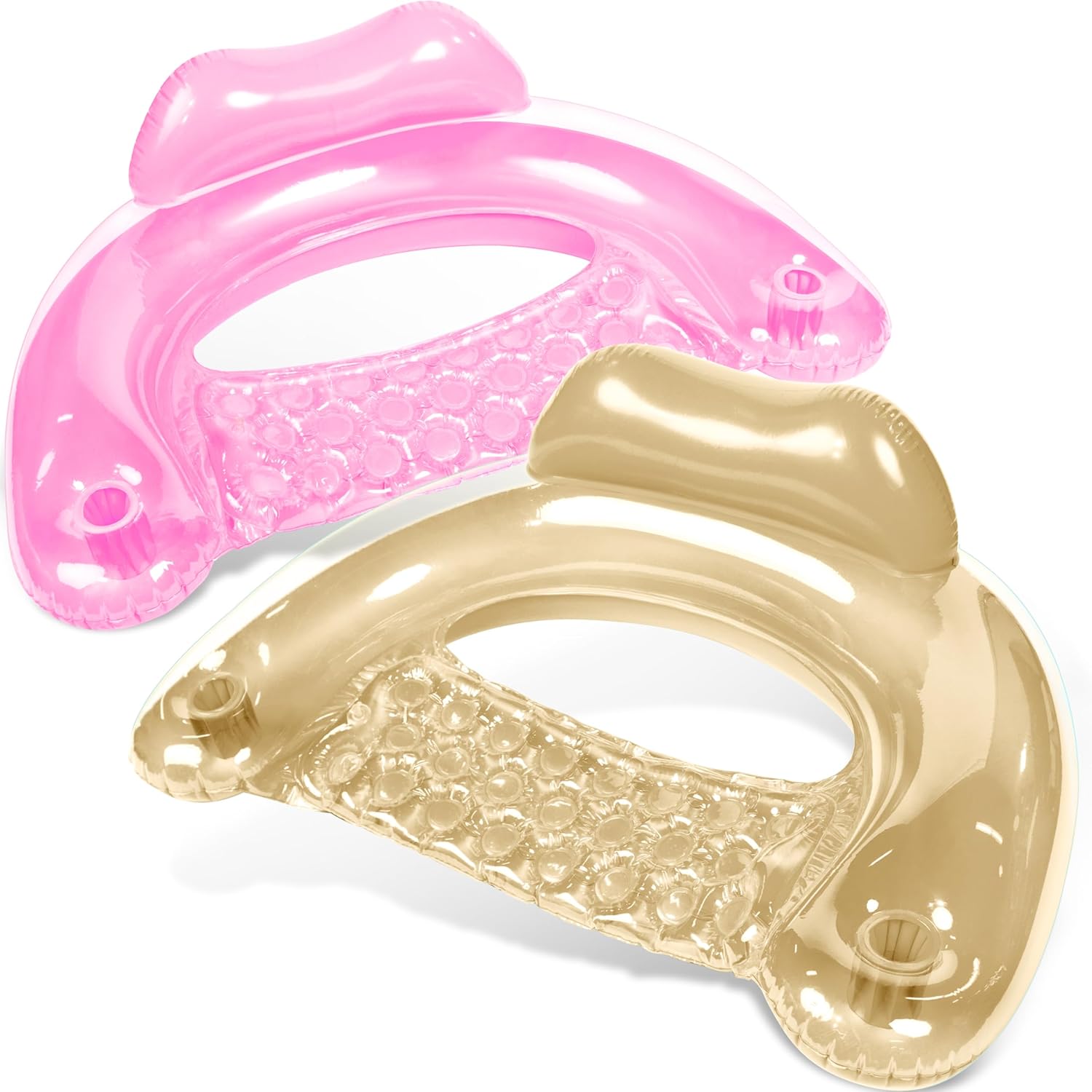 Thumbnail 4 de SLOOSH Inflatable Pool Float Chairs for Adults (2-Pack) with Cup Holders, X-Large