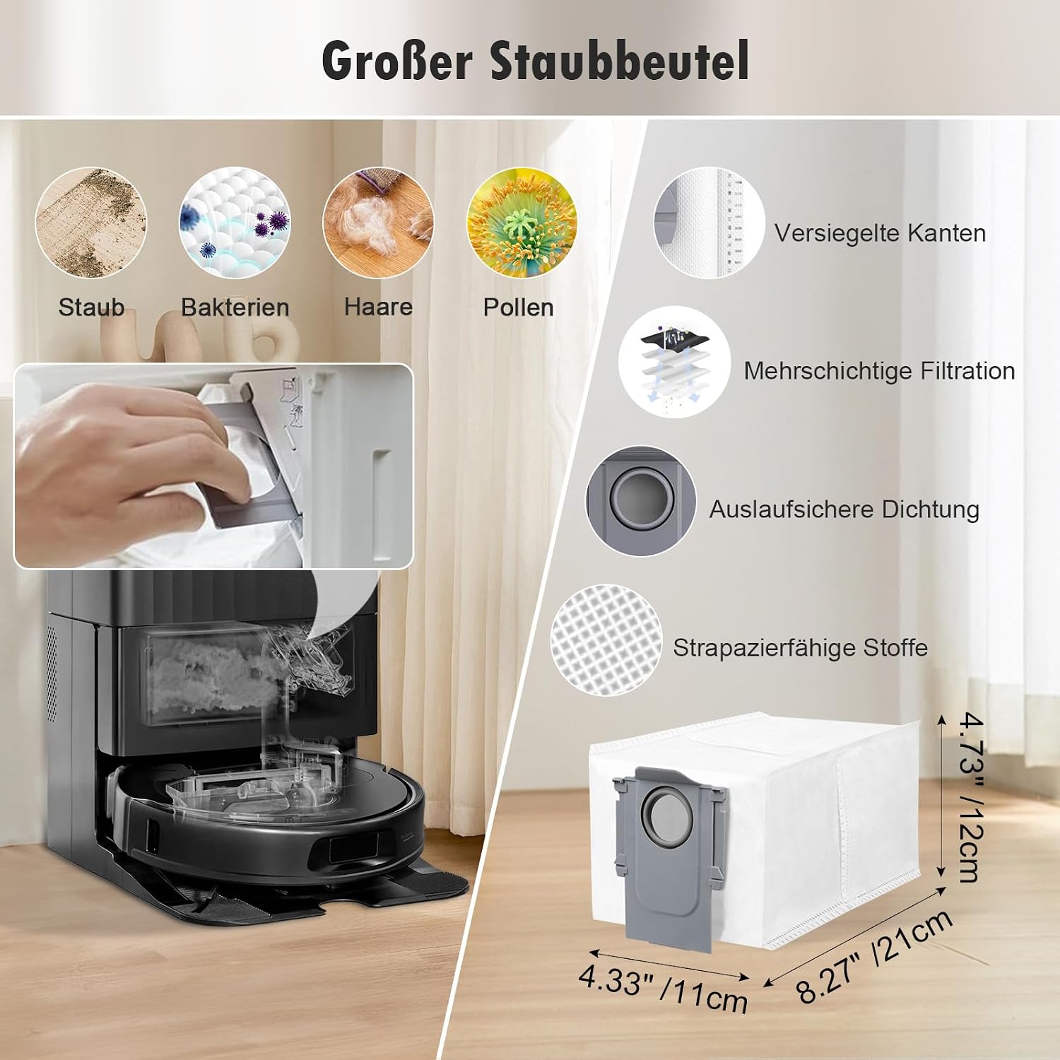 Thumbnail 5 de Roborock QV 35A Zubehörset 22-teilig