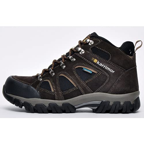 Detalle 2 de Karrimor Bodmin Mid IV Weathertite Men's Shoes, Dark Brown, 11 UK