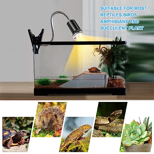 Thumbnail 7 de Lámpara Calor para Reptiles vsshe: Regulable, con Clip y Espectro UVA+UVB (E27, 50 W)