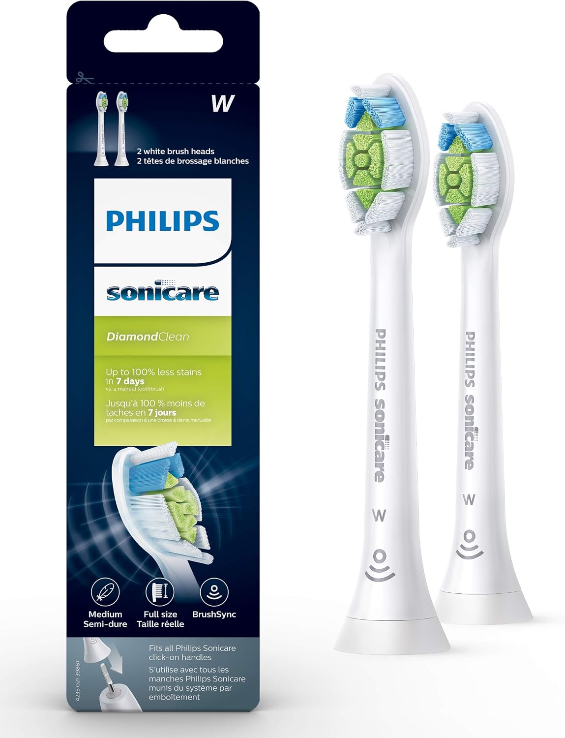 Detalle de Philips Sonicare replacement brush heads HX6062/92