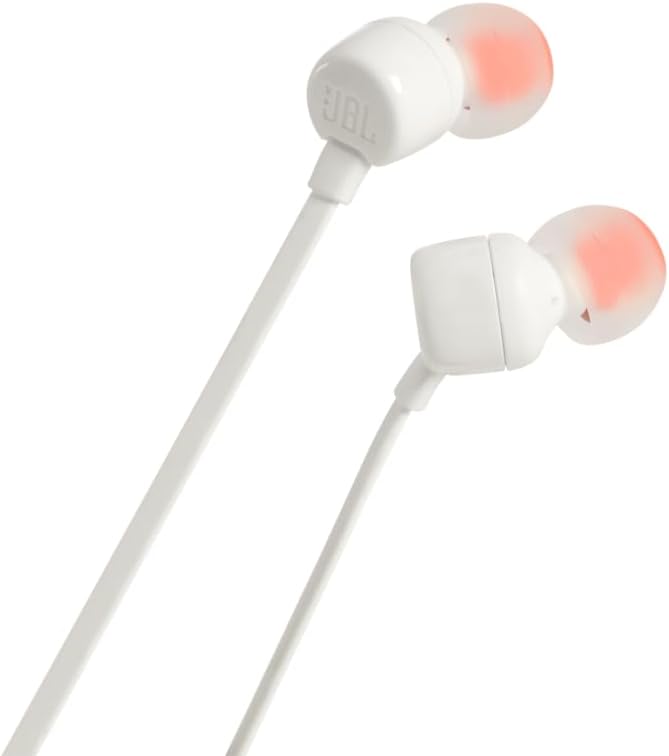 Detalle de JBL Tune 160 Écouteurs Intra-Auriculaires Noir – Pure Bass, Ultra-Compact et Ultra-Portable