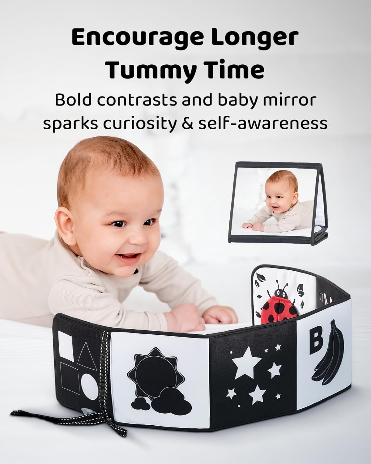 Detalle 2 de High Contrast Baby Book 0-6 Months