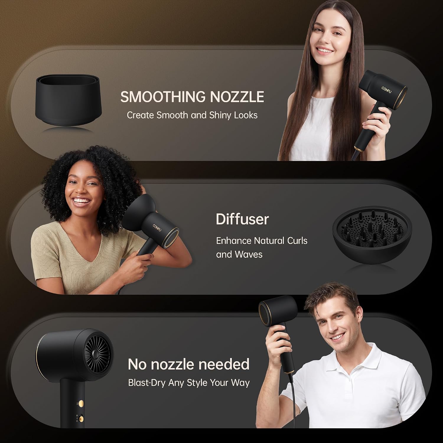 Detalle de CONFU Hair Dryer 1600W