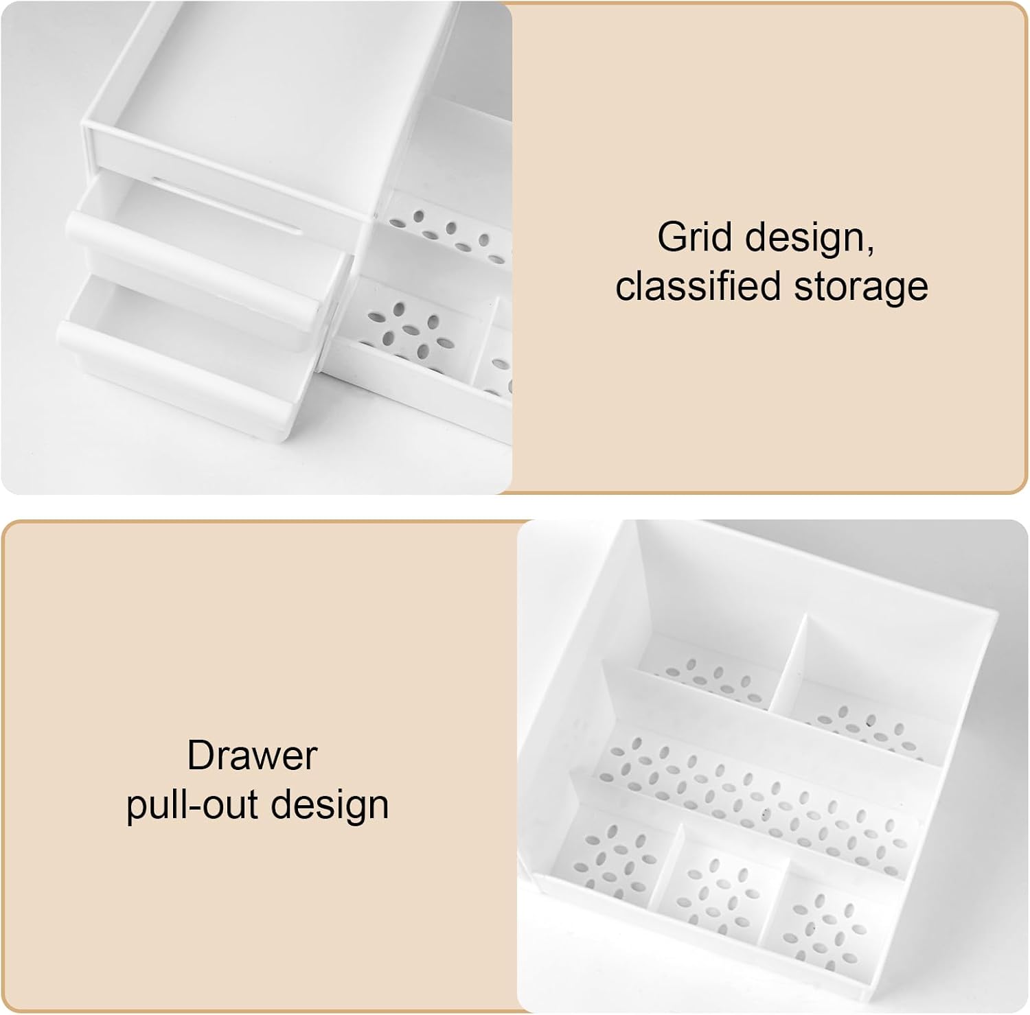 Detalle 2 de URAQT Porta Trucchi Organizer 8 scomparti