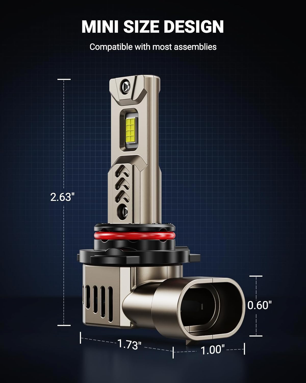 Thumbnail 6 de SEALIGHT 9005/HB3 9006/HB4 LED Bulbs Combo — 1000% Brighter, 6500K, 1:1 Halogen Size, 70,000+ Hours