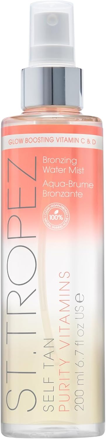 Detalle 1 de St.Tropez Vitamin D Boosting Self Tan Purity – Bronzing Water Serum for Face