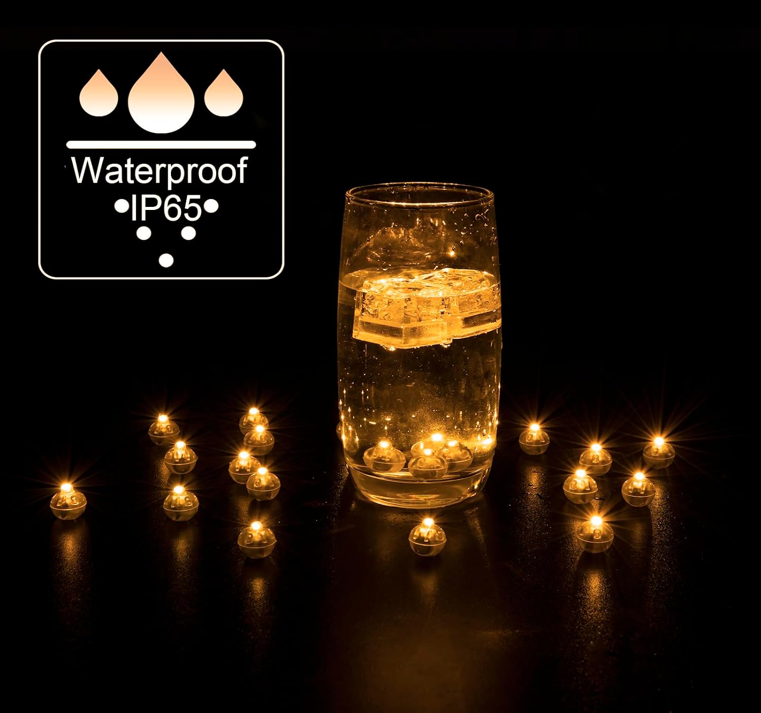 Detalle de Auting facaffa1-aea0-4da6-8178-771ecf11f074 mini-ledlampjes, 30 stuks, warmwit