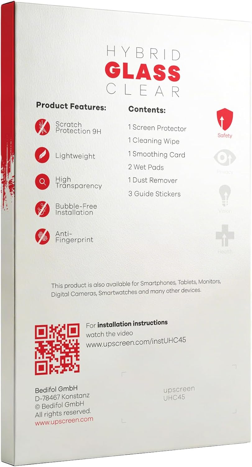 Thumbnail 5 de upscreen Schutzglas für Nintendo New 3DS – Extremer 9H Glasschutz, Anti-Fingerprint, Ultra-Transparent