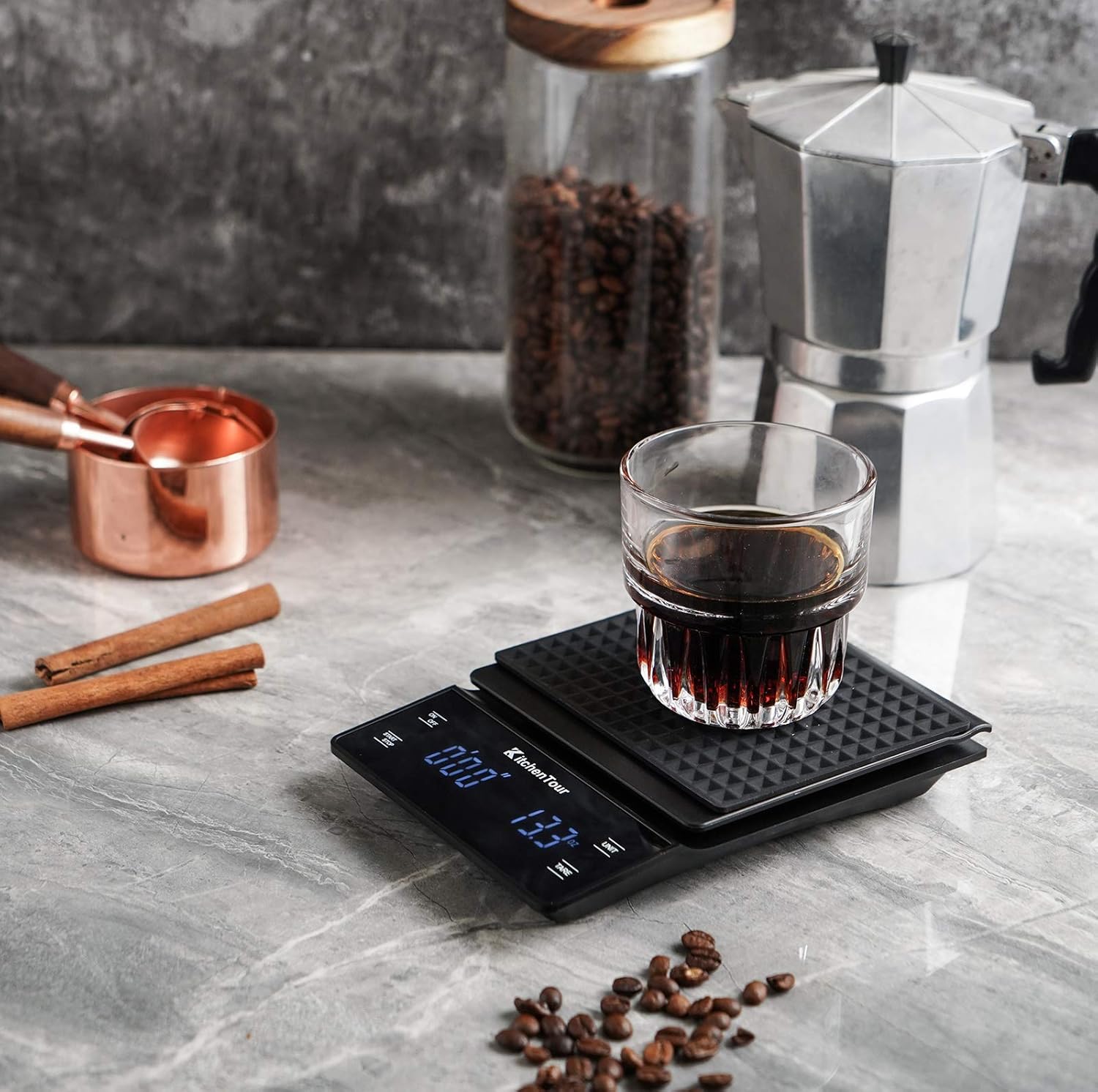 Thumbnail 5 de KitchenTour Coffee Scale 3kg Timer ⚖