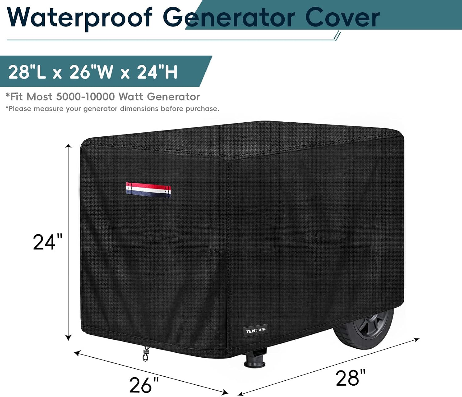 Detalle 2 de TENTVIA Generator Cover, 600D Oxford Fabric