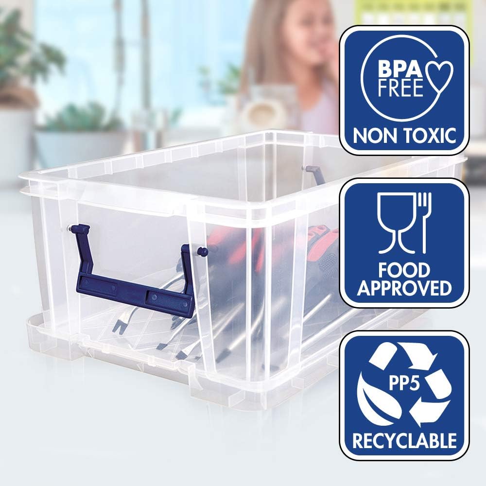 Thumbnail 3 de Bankers Box Prostore: scatola porta oggetti in plastica con coperchio, 10 L, impilabile, 14 x 34 x 21,5 cm
