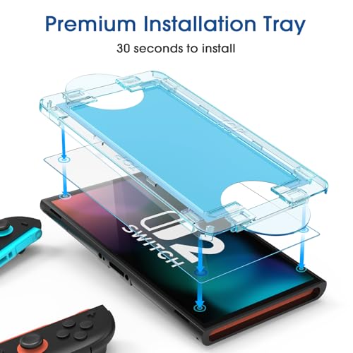 Thumbnail 2 de amFilm Nintendo Switch 2 Protector Vidrio 0.33 mm