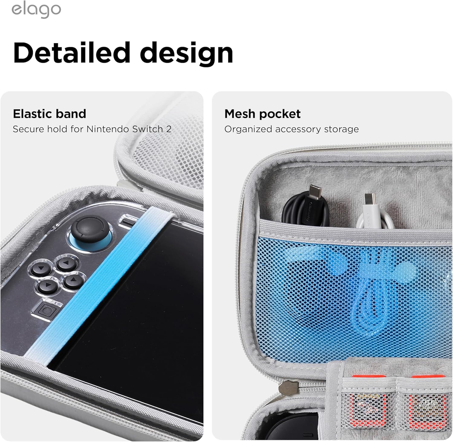 Thumbnail 3 de elago Étui de transport slim pour Nintendo Switch 2 (2025) avec 10 emplacements pour cartes