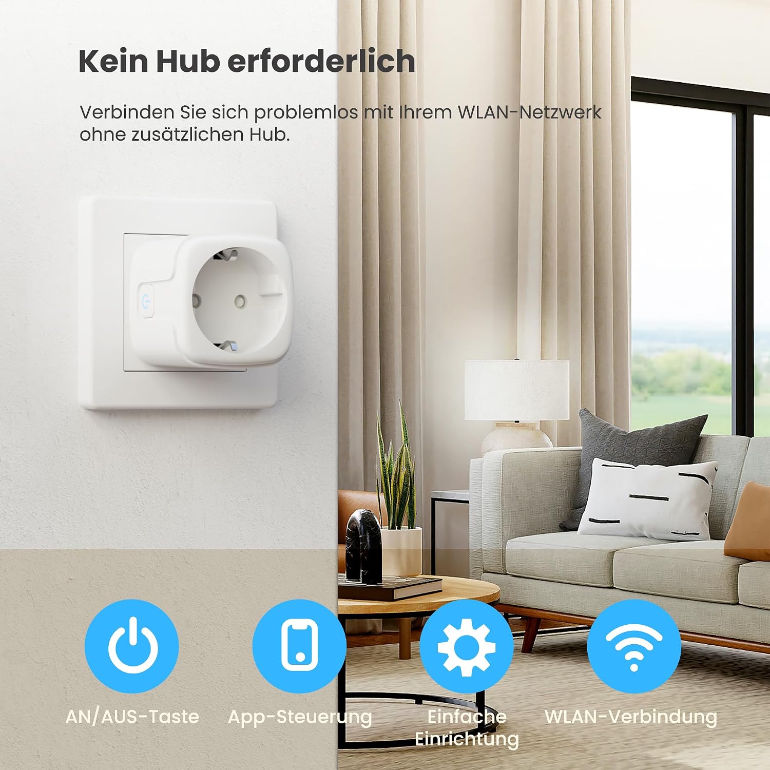 Thumbnail 1 de UPXNBOR Smart Steckdose 16A Mit Messung WLAN