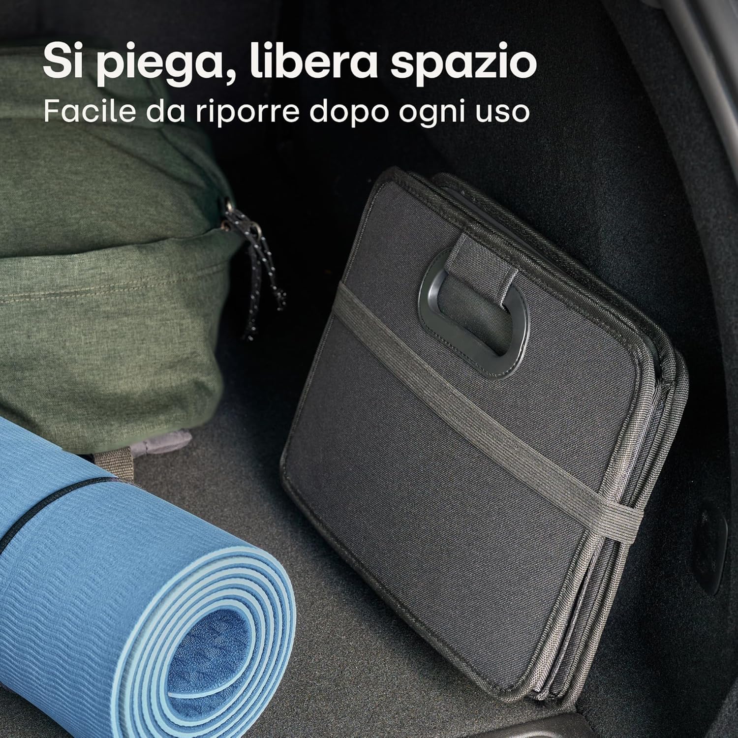 Thumbnail 6 de Praknu Organizzatore Baule Pieghevole XL – 3 Scomparti, 40 L, Oxford idrorepellente