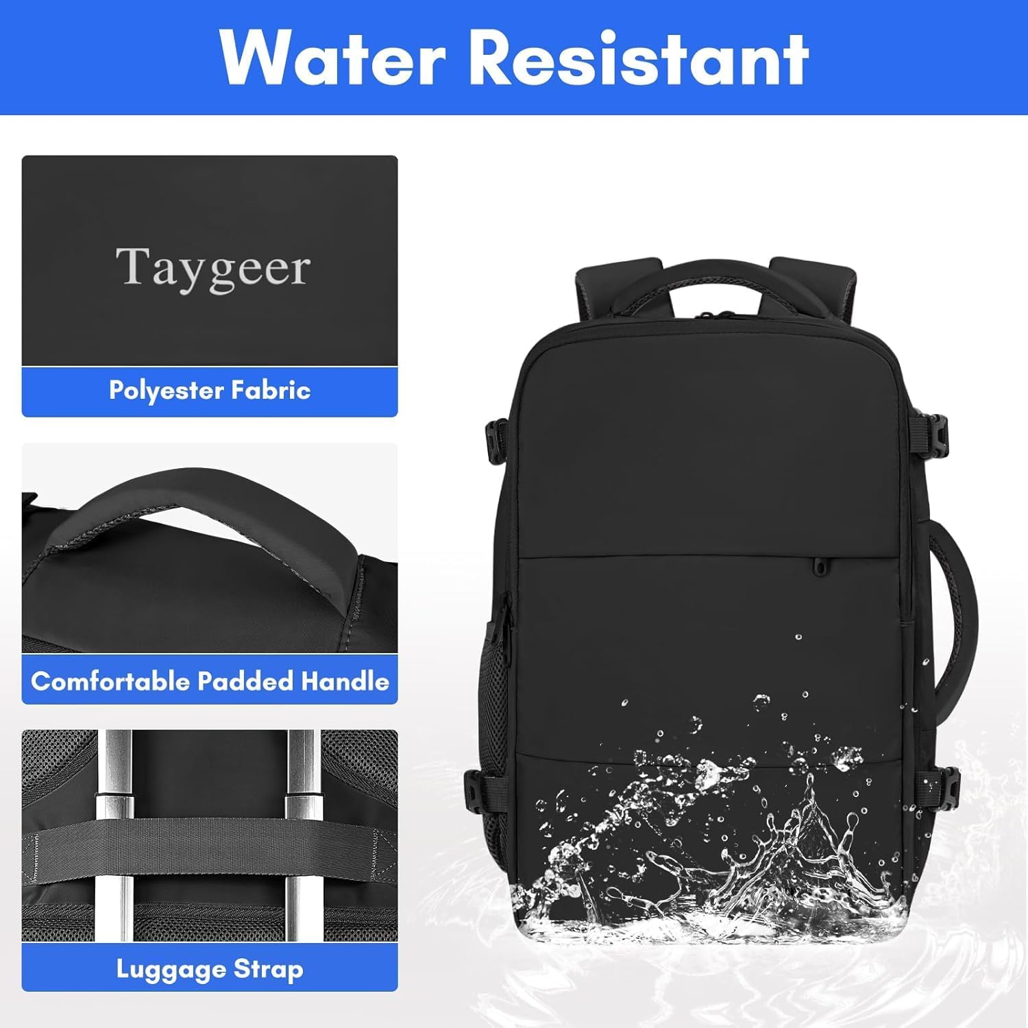 Detalle de Travel Laptop Backpack 35 L