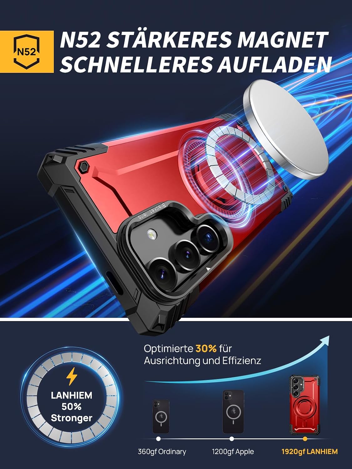 Thumbnail 1 de Lanhiem Hülle für Samsung Galaxy S25 6,2"