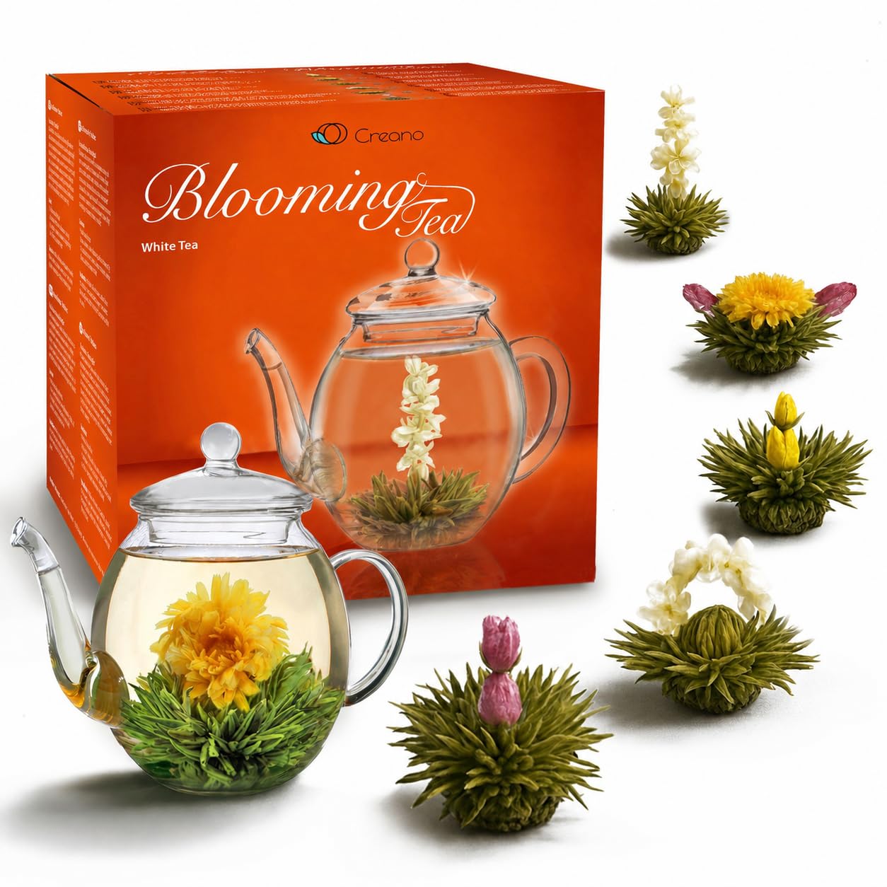 Detalle de Creano Teeblumen Geschenkset 0,5 l 🍵