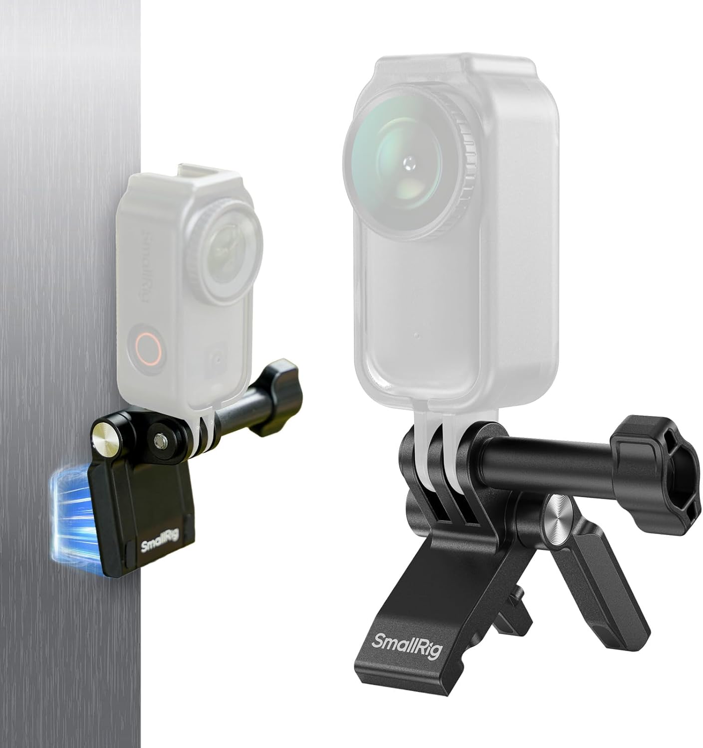 Detalle de SmallRig Supporto magnetico per action cam con piastra Arca-Swiss e attacco 1/4''-20