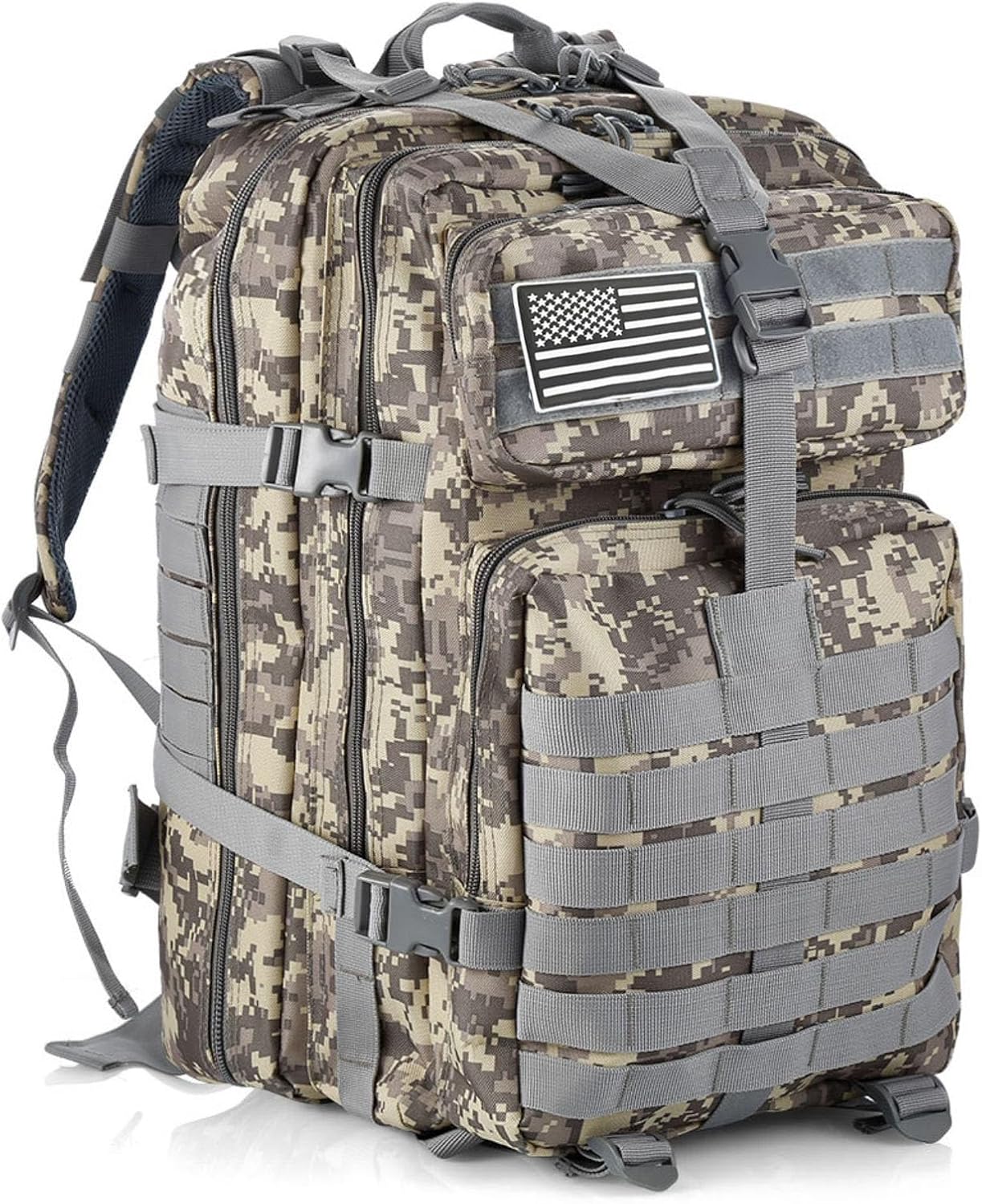 Detalle de GUJOIN 50L wasserdichter Nylon-Jagdrucksack für Outdoor, Angeln & Camping
