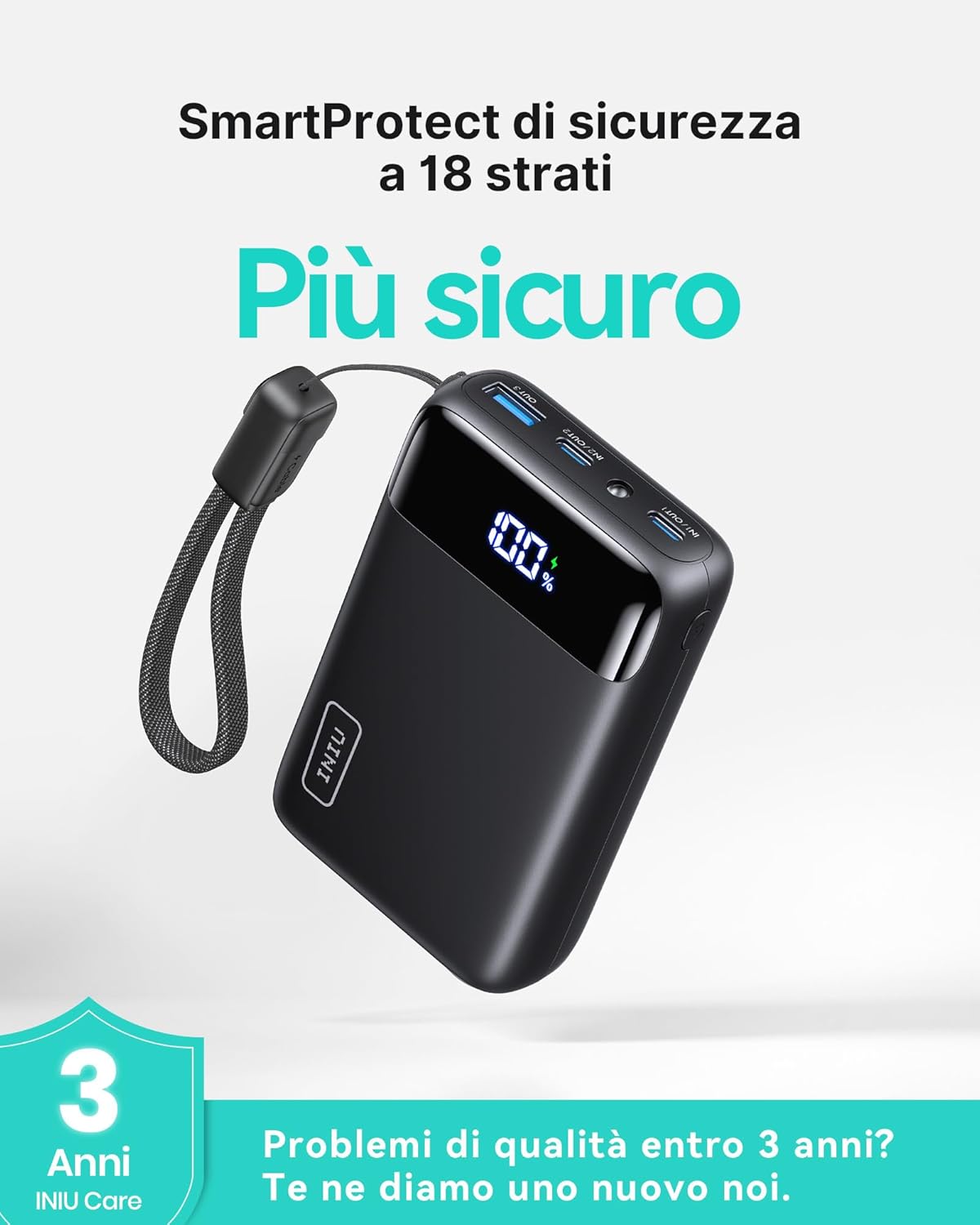 Thumbnail 6 de INIU Power Bank Ultrapiccolo 20000mAh 22,5W