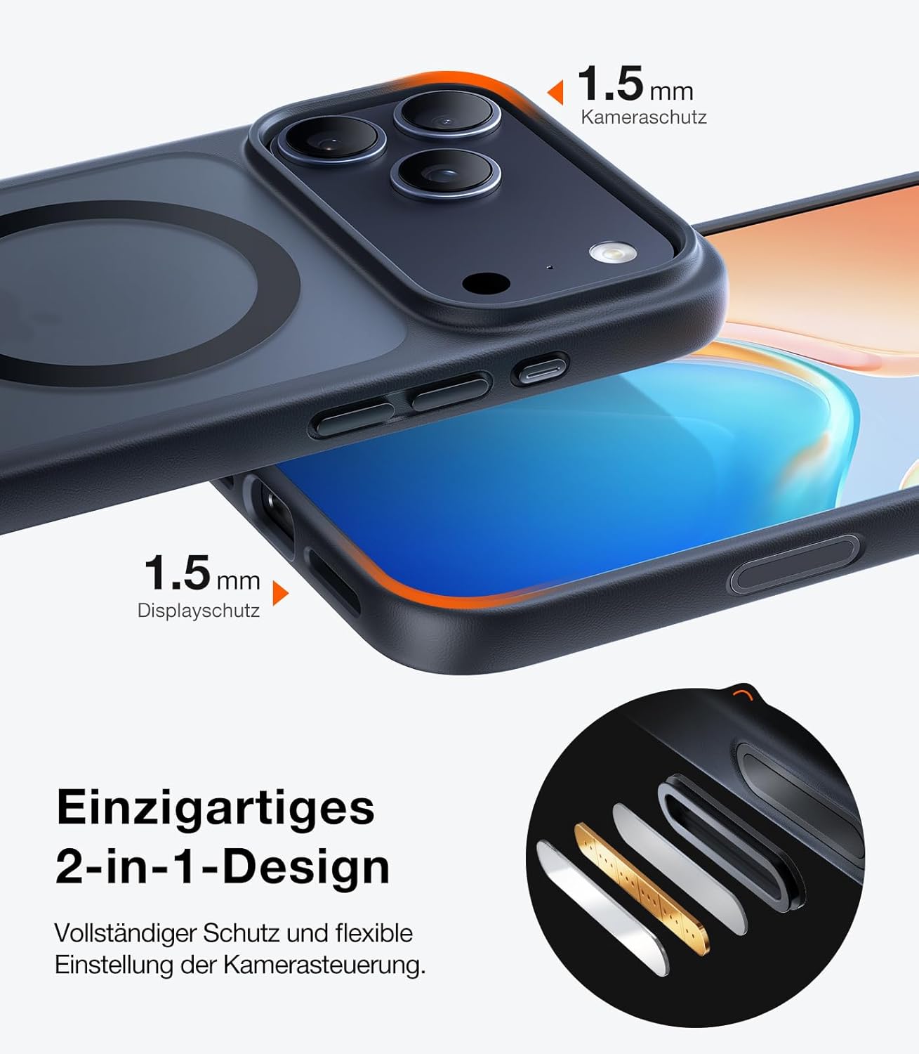 Thumbnail 6 de TORRAS Guardian-Mag Case für iPhone 17 Pro – MagSafe, Militärschutz & 360°-Schutz