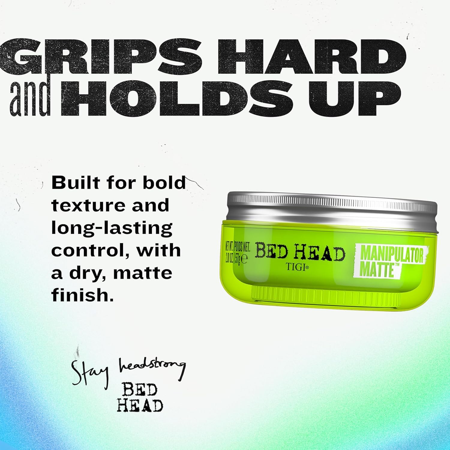 Detalle de Bed Head by TIGI Manipulator Matte Haarwachs-Paste – starker Halt, mattes Finish, 57 g
