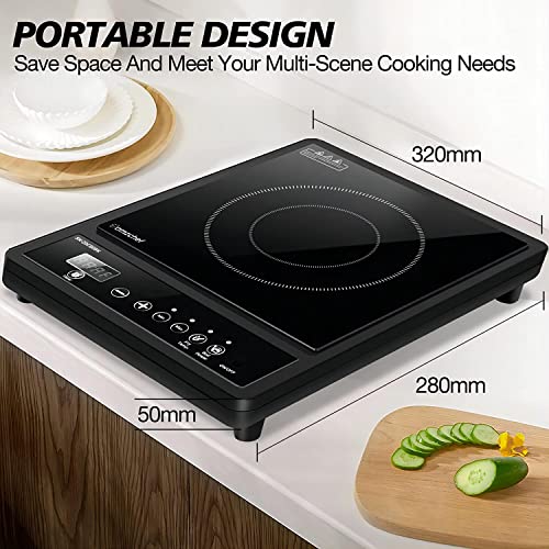 Thumbnail 6 de AMZCHEF Single Induction Hob: Portable, Versatile Cooking Helper