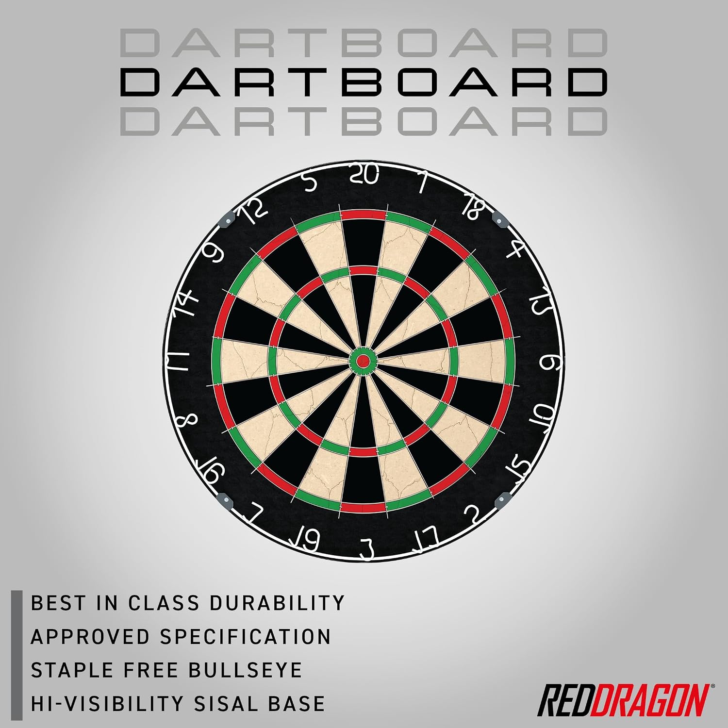 Thumbnail 1 de RED DRAGON Ultimate Dart Board 1 set