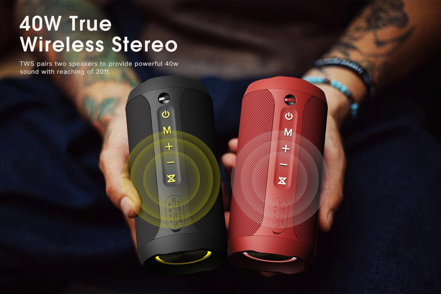 Thumbnail 5 de EDUPLINK Tragbarer Bluetooth Lautsprecher 20W