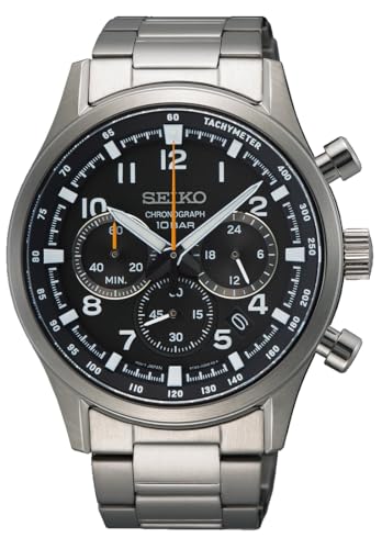 Detalle de Seiko SSB447P1 reloj analógico de cuarzo 42 mm
