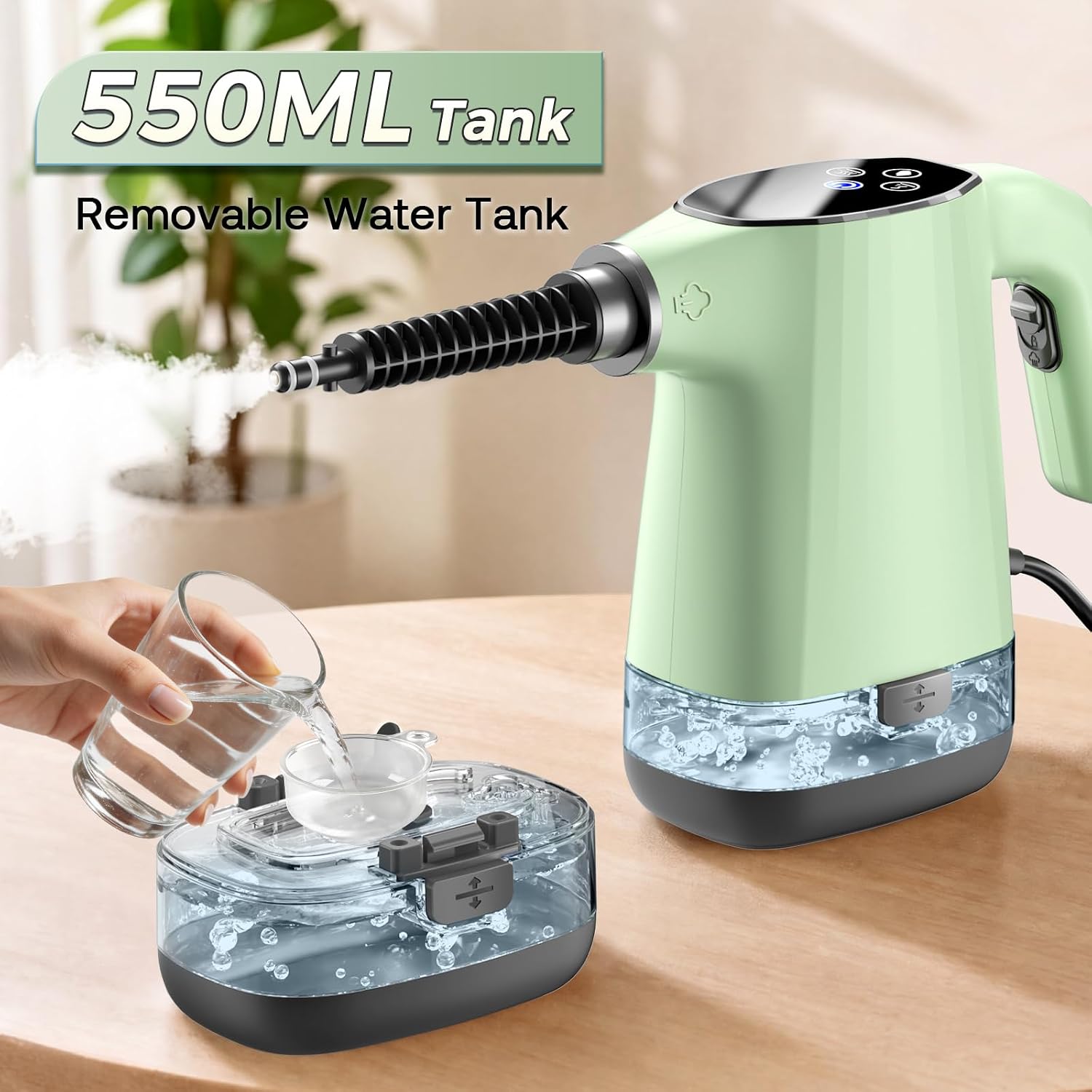 Thumbnail 6 de DOURARY Handheld Steam Cleaner: 1200W Portable Steam Cleaner with 18 Accessories