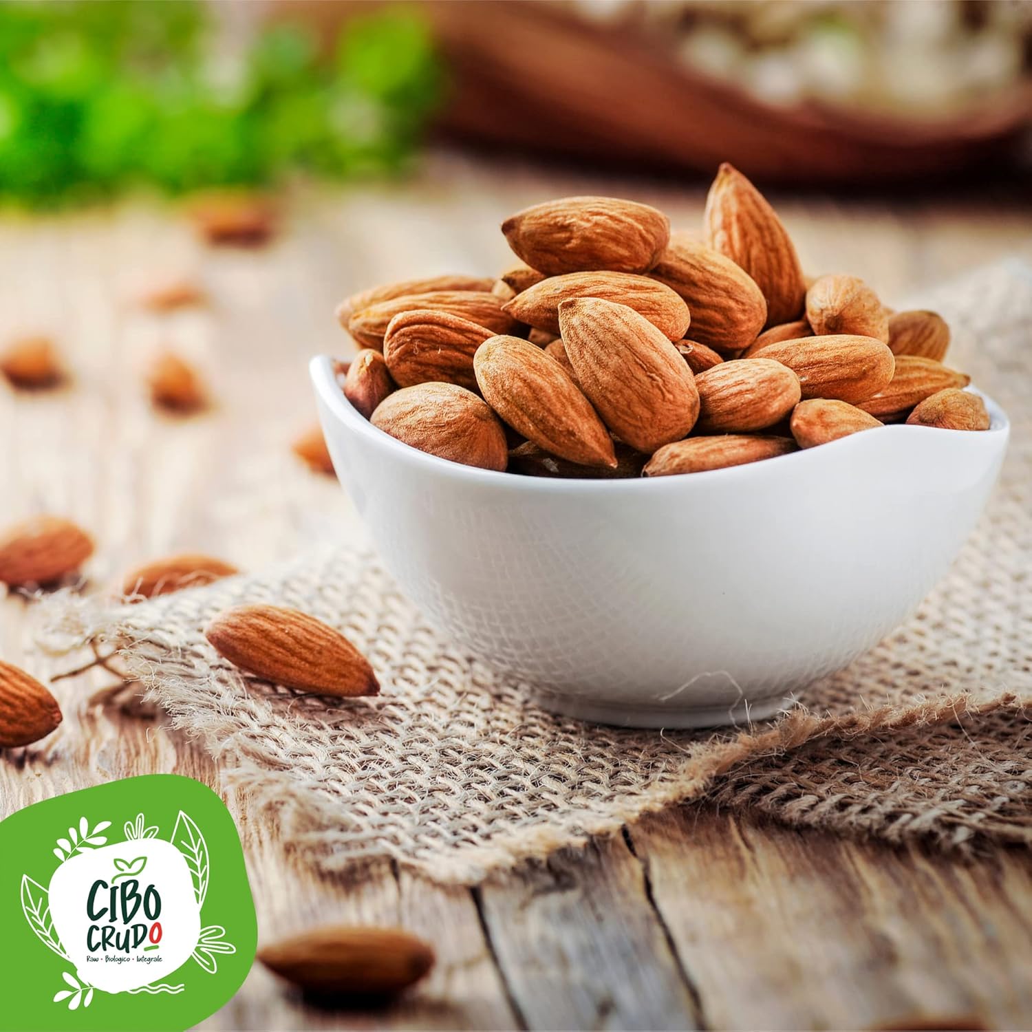 Detalle de Amandes Bio Décortiquées 500 g de Sicile par CiboCrudo – cru, sèches et bio