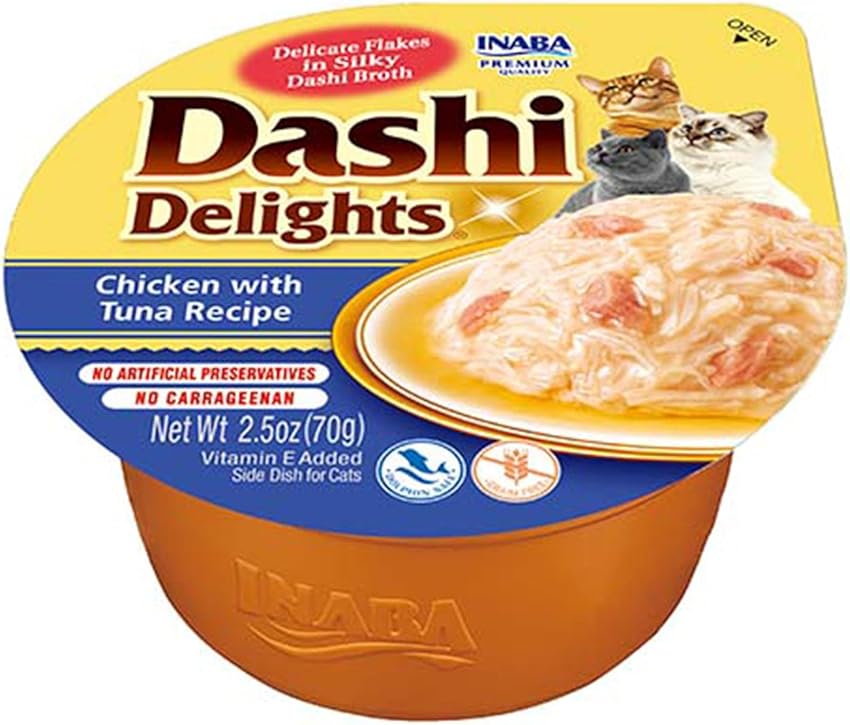 Thumbnail 1 de INABA Dashi Delights 6x70 g — Topping rico en proteínas 😺