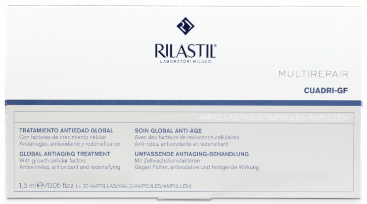 Thumbnail 1 de Rilastil Multirepair Cuadri GF Antioxidante ✨ - 30 Ampollas