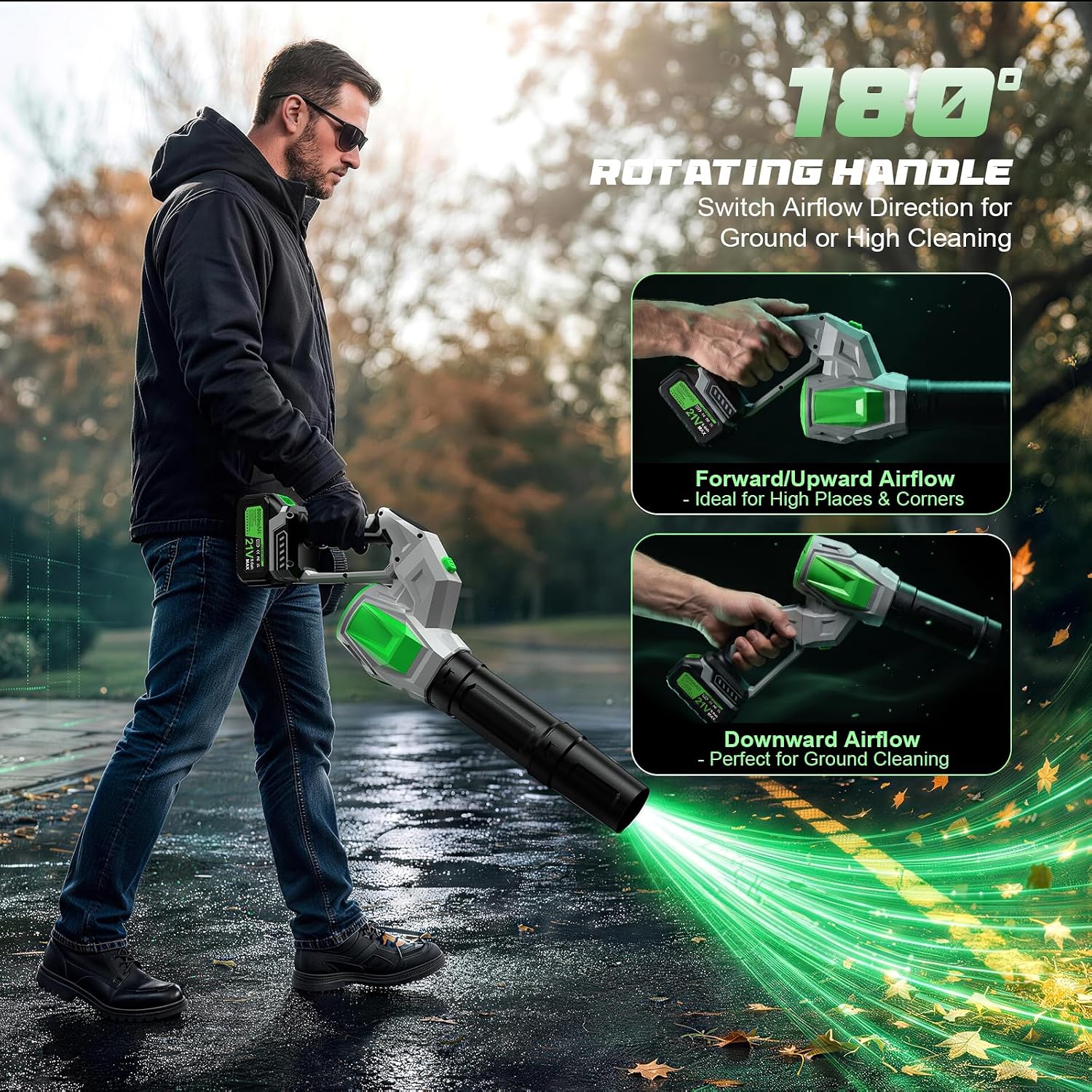 Thumbnail 4 de Cordless Leaf Blower, 850 CFM