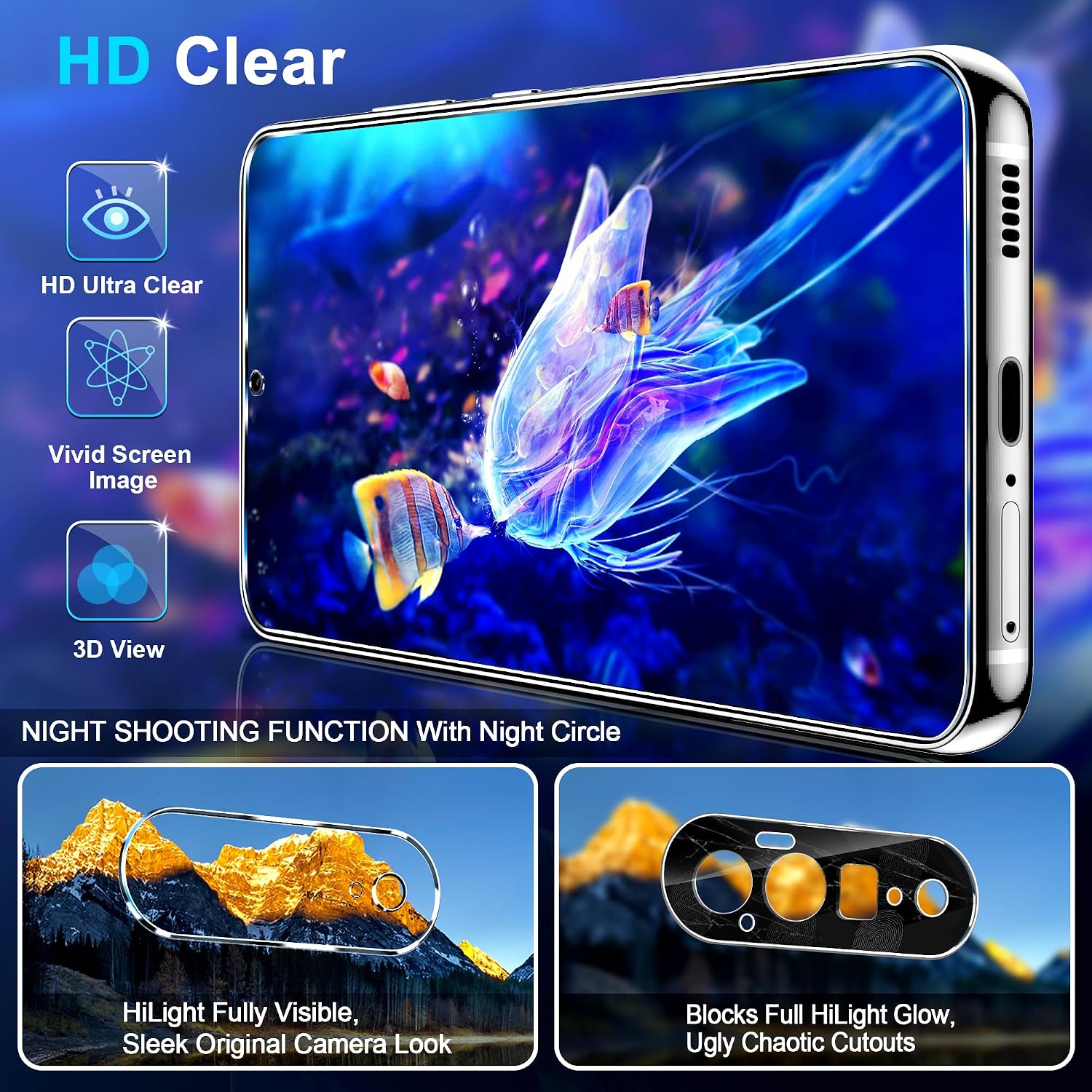 Detalle de Letosan Pixel 11 Pro XL screen protector set
