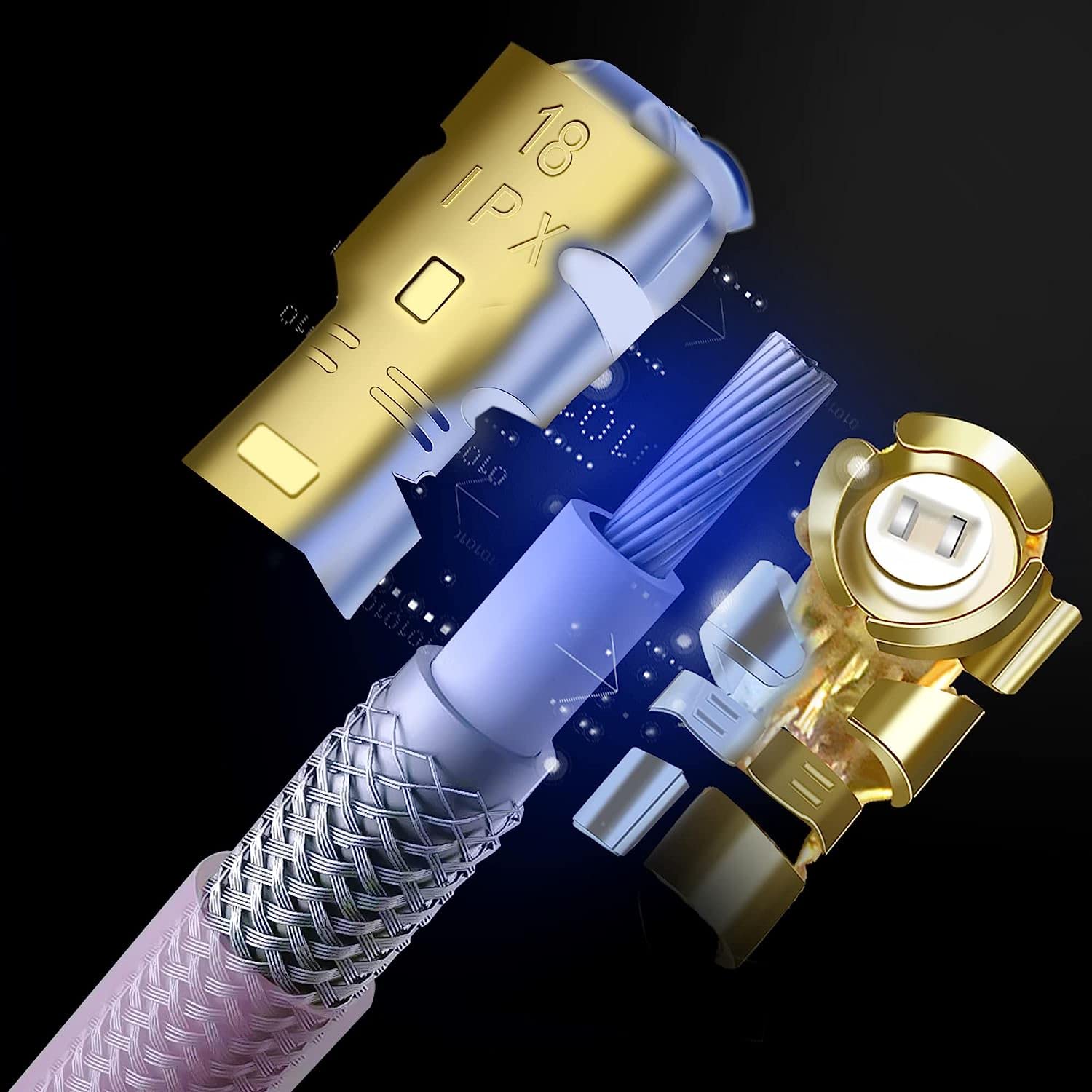 Detalle 2 de TUOLNK 5pcs 6-Inch SMA Female to U.FL IPX MHF1 Coaxial Adapter Cable (RG178) Jumper Pigtail